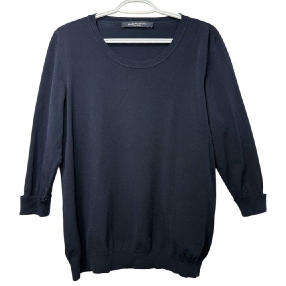 Marina Rinaldi Sport Navy Maglia Tricot Sweater size L